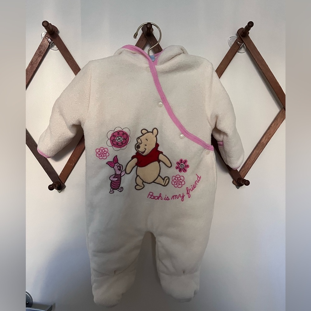 Y2K Winnie the Pooh Winter Coverall